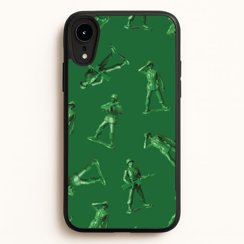 Toy Army Soldier Pattern iPhone XR Case