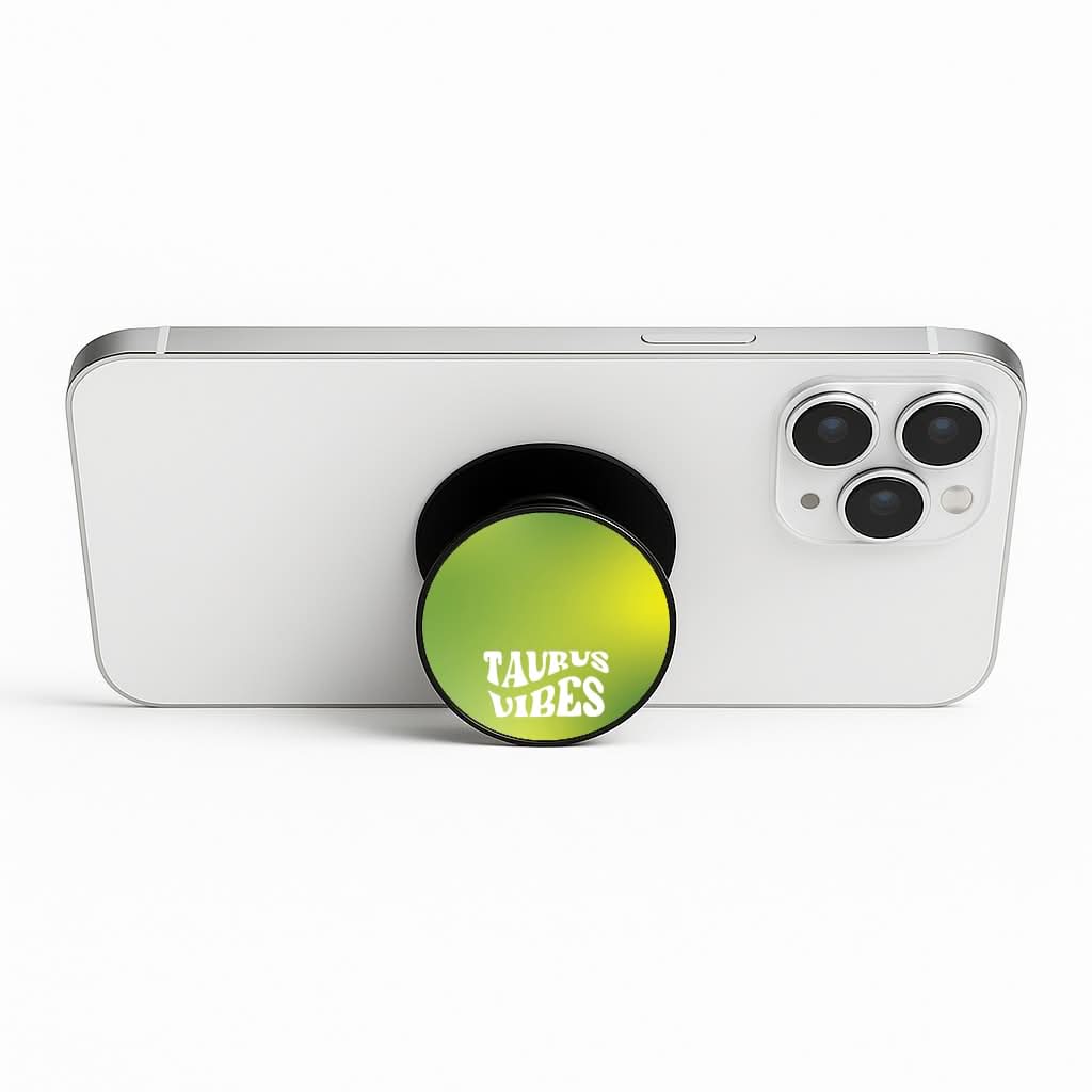 Taurus Vibes Gradient Zodiac Phone Stand