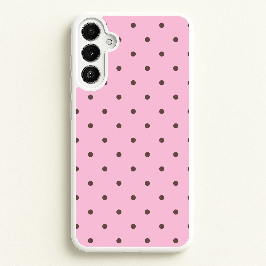 Strawberry Polka Dots Galaxy A36 Case