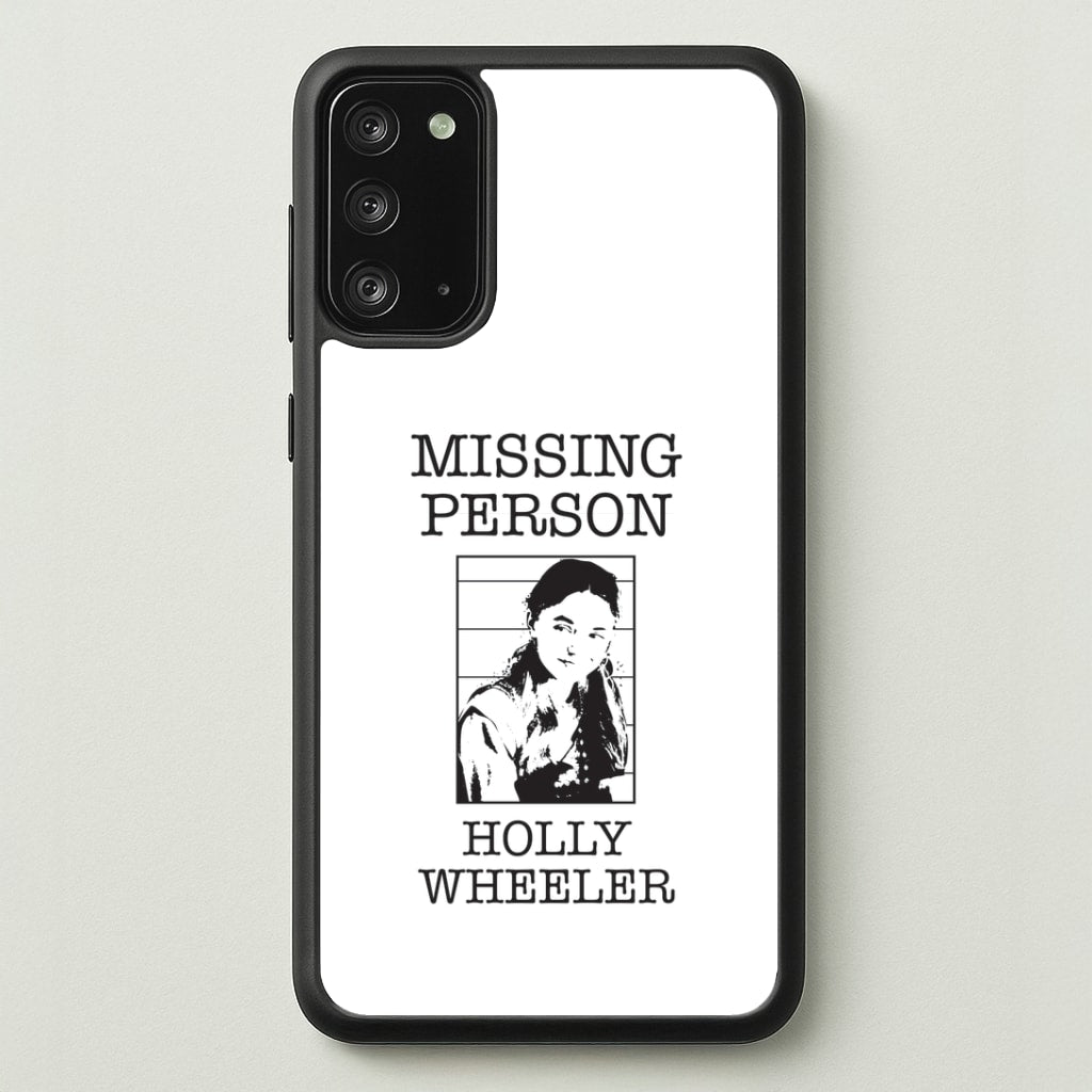 Missing Person Holly Galaxy Note 20 Case