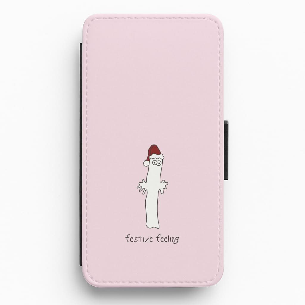 Festive Feeling Wiggly Moom Flip / Wallet Phone Case