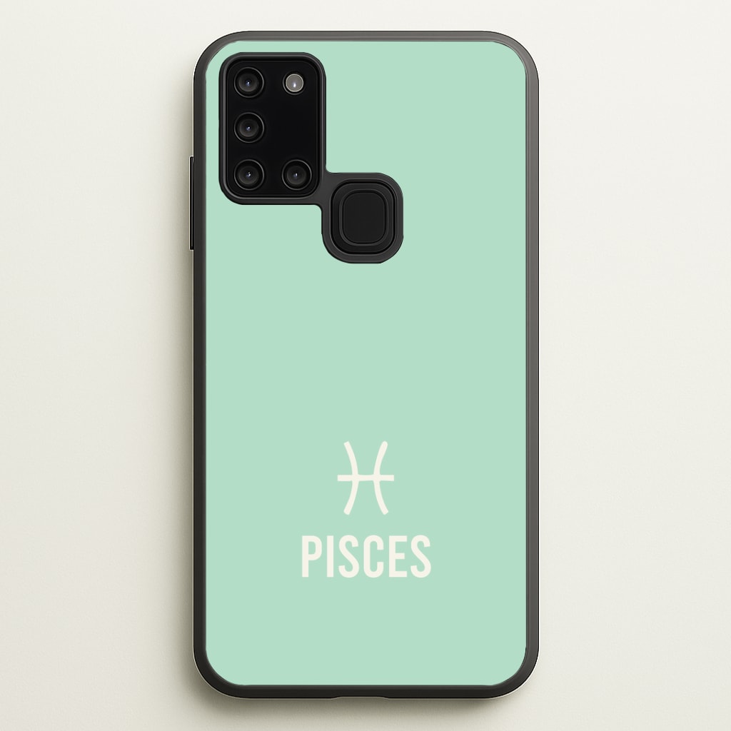 Pisces Pastel Zodiac Galaxy A21s Case