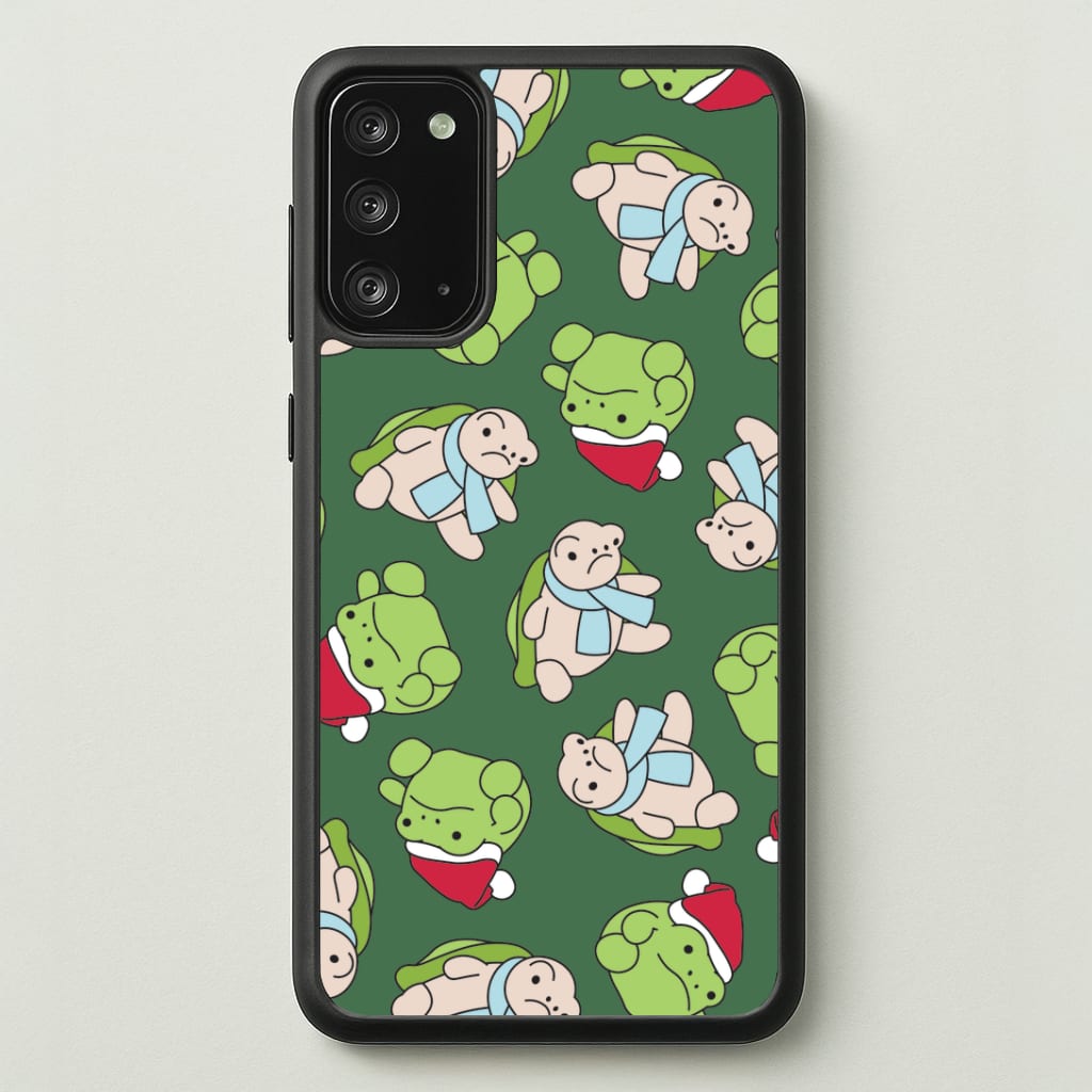 Grumpy Christmas Plushies Pattern Galaxy Note 20 Case