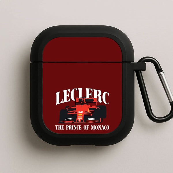 Prince Of Monaco Black AirPods Case
