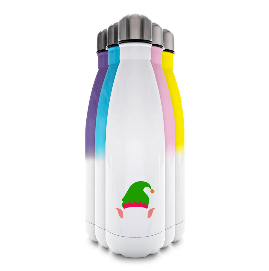 Elf No Face -  Christmas Water Bottle