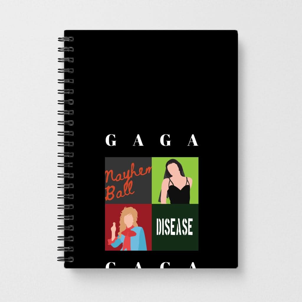 Gaga Collage Notebook