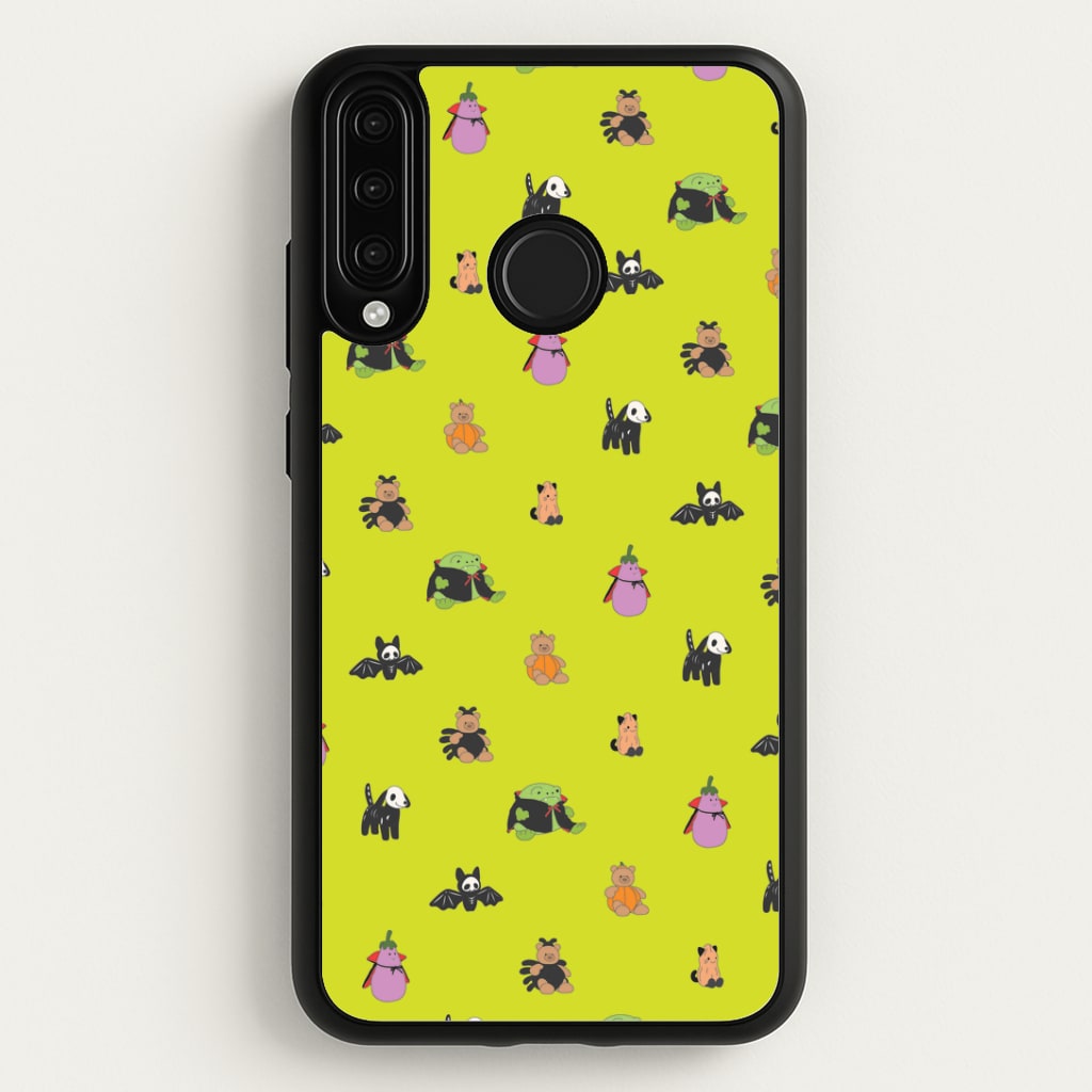 Halloween Plushies Pattern III - Halloween Huawei P30 Lite Case