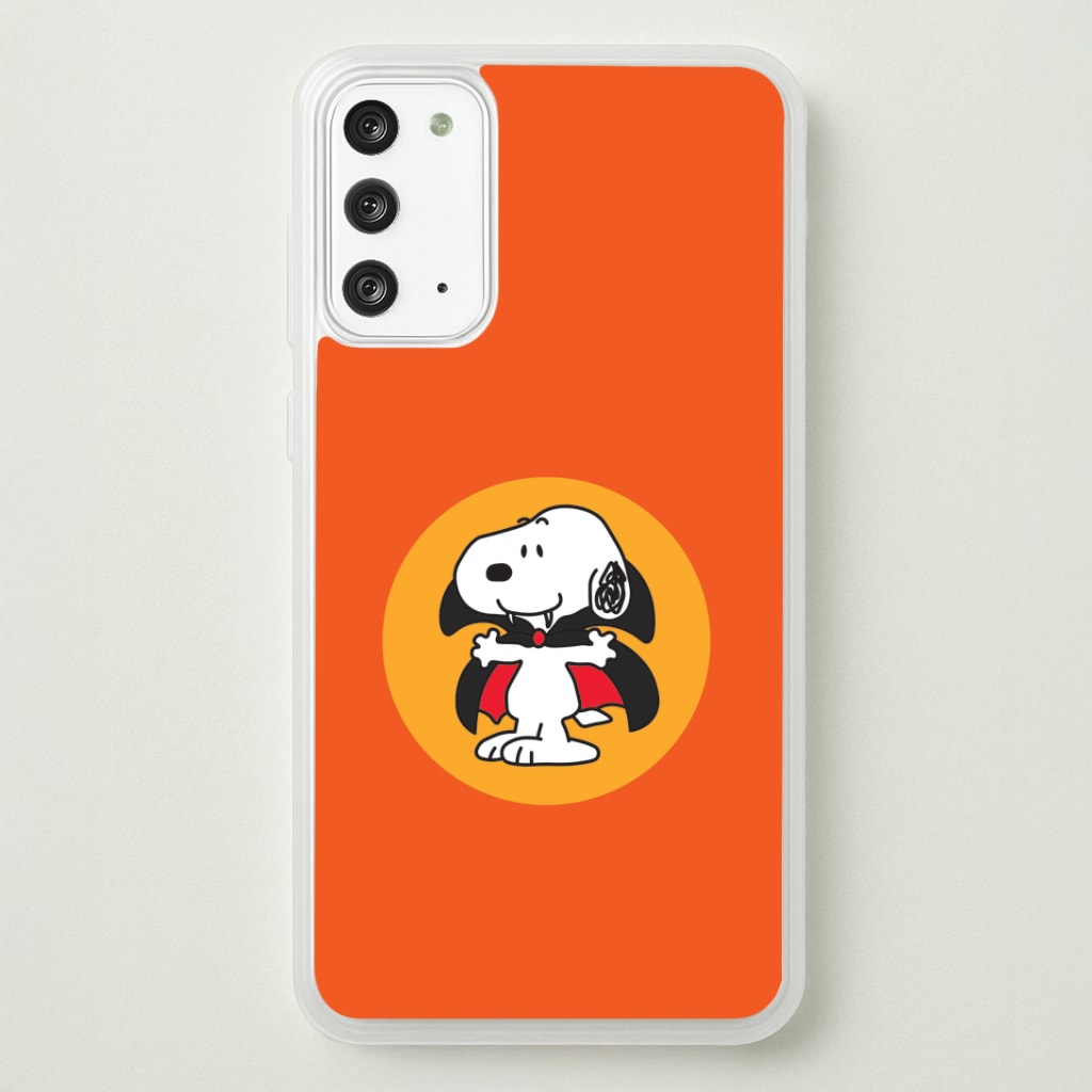 Cartoon Beagle Vampire Galaxy Note 20 Case