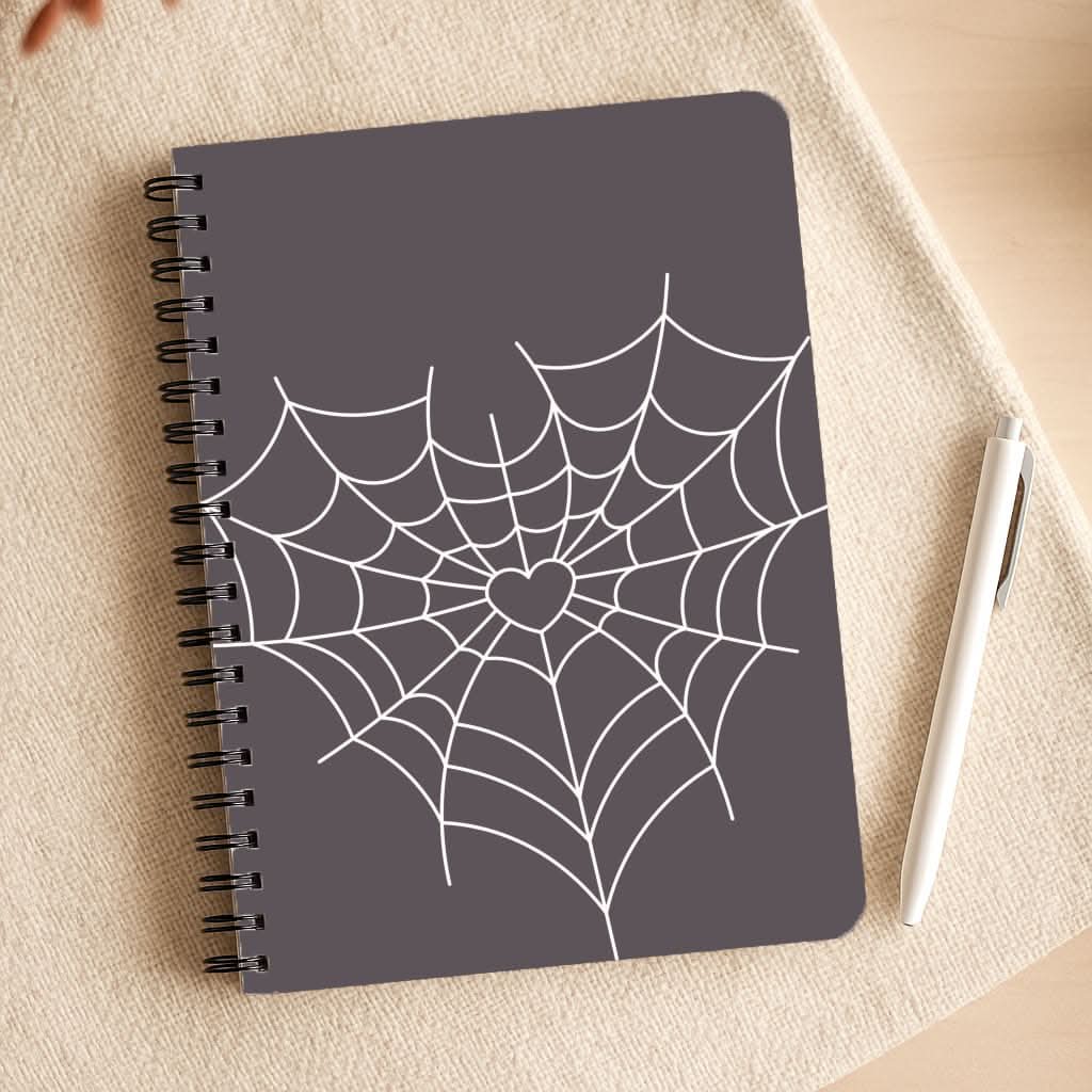 Spiderweb Hearts I Notepad