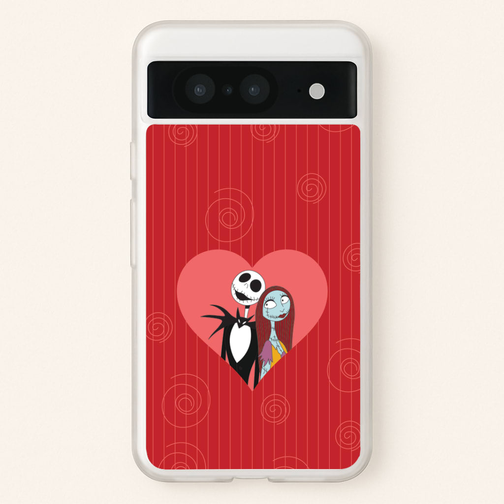 J And S Heart Google Pixel 8 Case