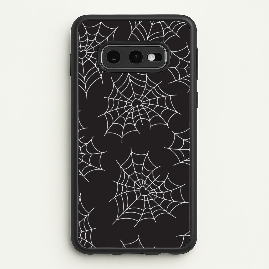 Spiderweb Hearts Pattern Galaxy S10e Case