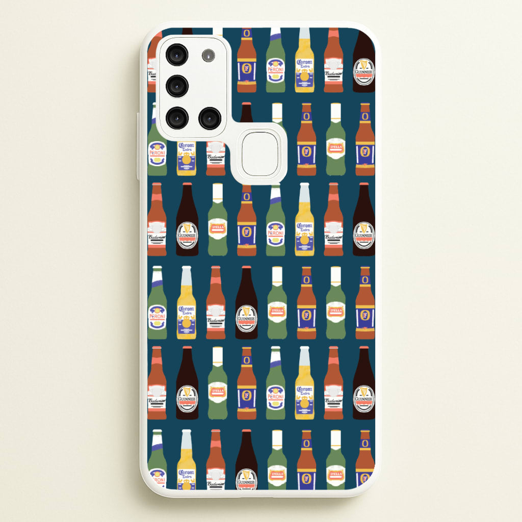 Geometric Brewery Pattern Galaxy A21s Case