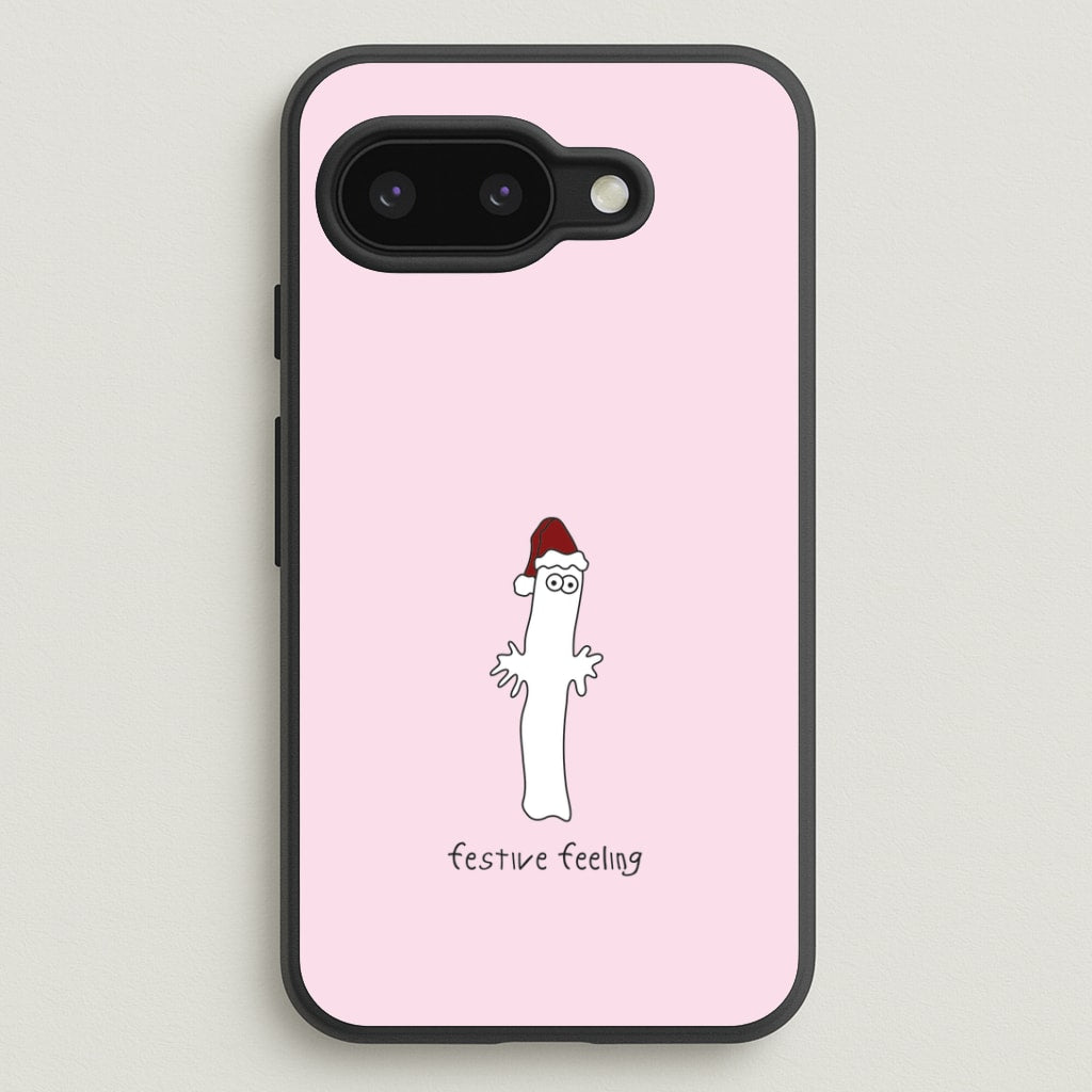 Festive Feeling Wiggly Moom Google Pixel 9a Case