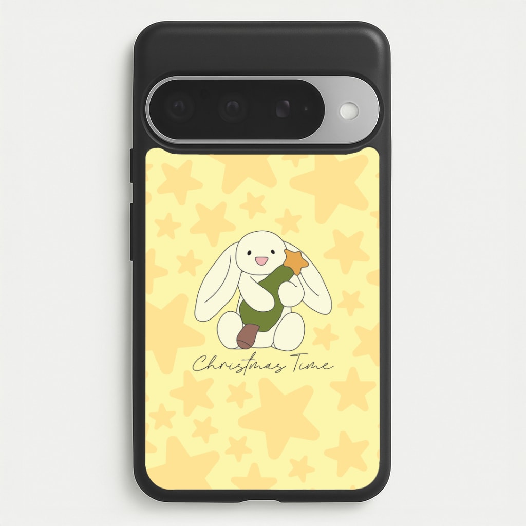 Christmas Bunny Stars Plush Google Pixel 10 Pro XL Case