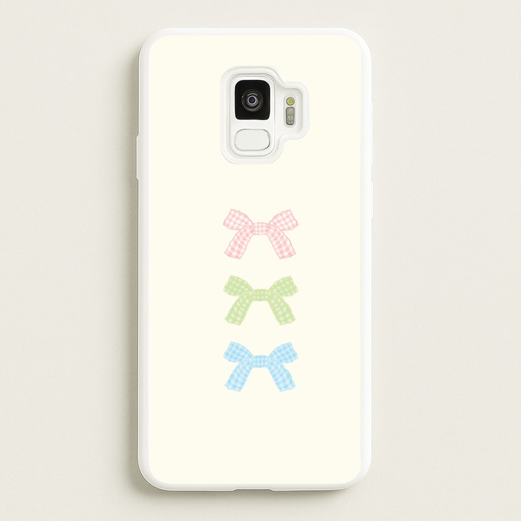Gingham Tiered Ties Galaxy S9 Case