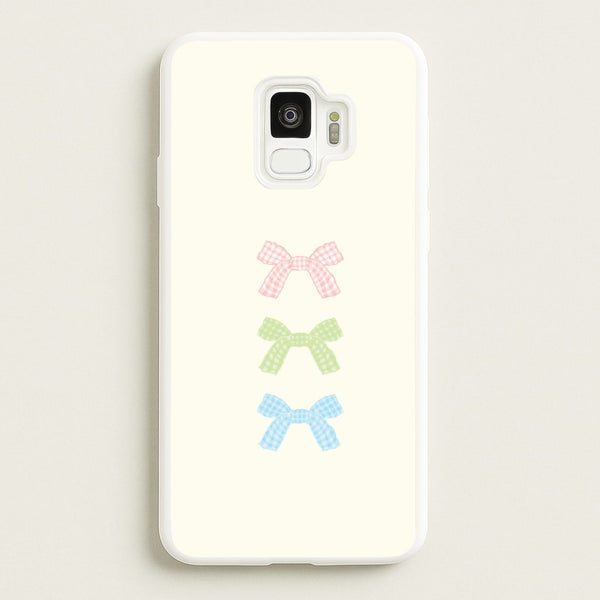 Gingham Tiered Ties Galaxy S9 Case