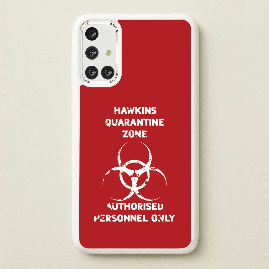 Hawkins Quarantine Zone Galaxy A71 Case