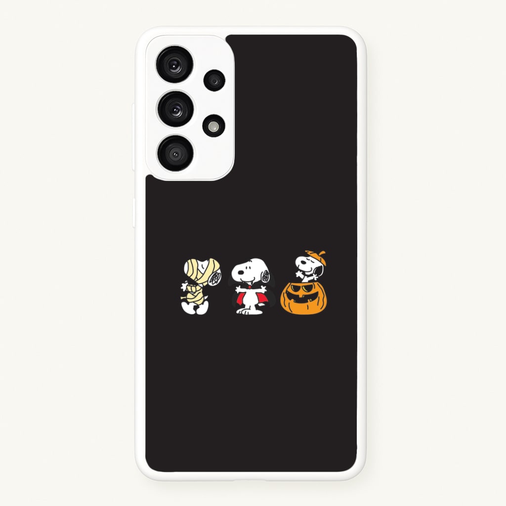 Cartoon Beagle Halloween Costumes Galaxy A53 Case