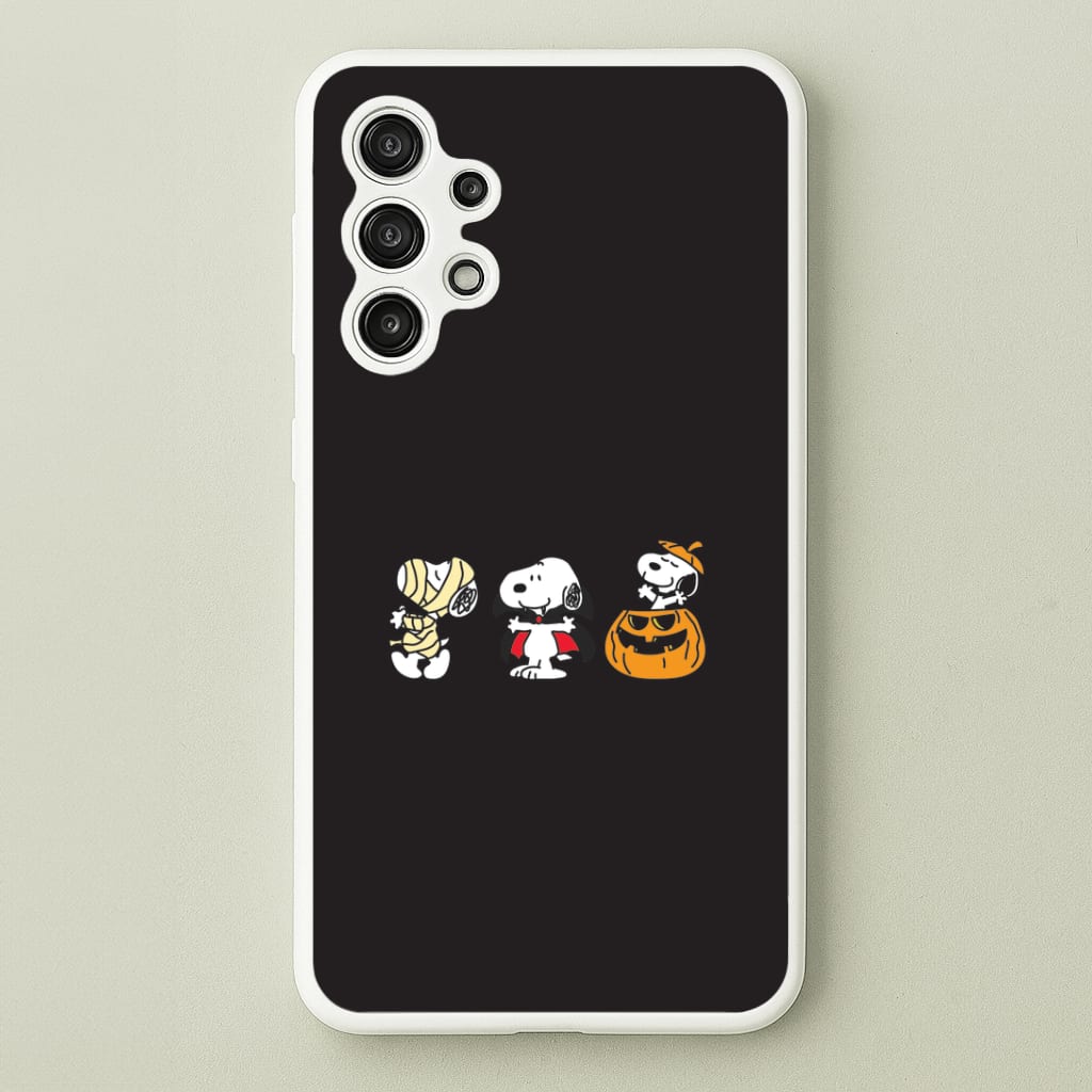 Cartoon Beagle Halloween Costumes Galaxy A13 Case