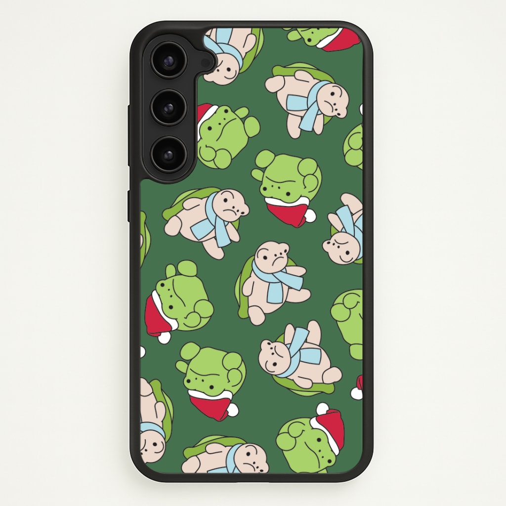 Grumpy Christmas Plushies Pattern Galaxy S23 Plus Case