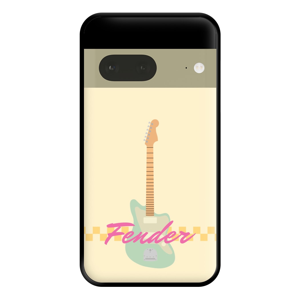 Blue Guitar Fender Google Pixel 7a Case