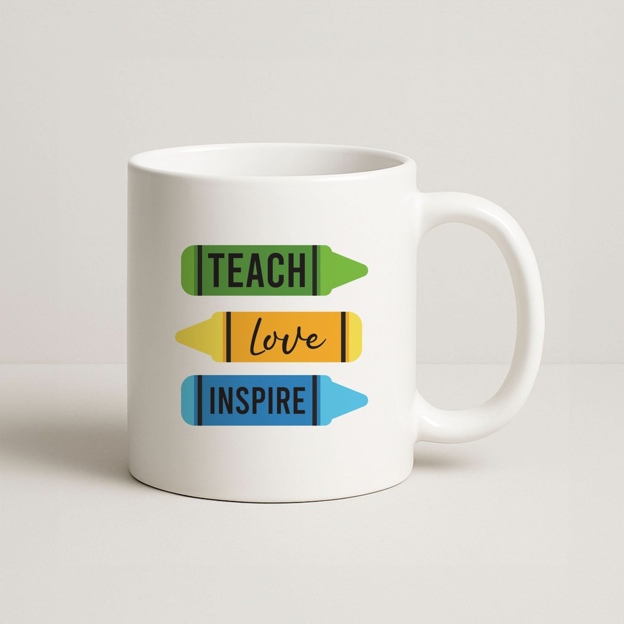 Teach, Love, Inspire Coffee Mug