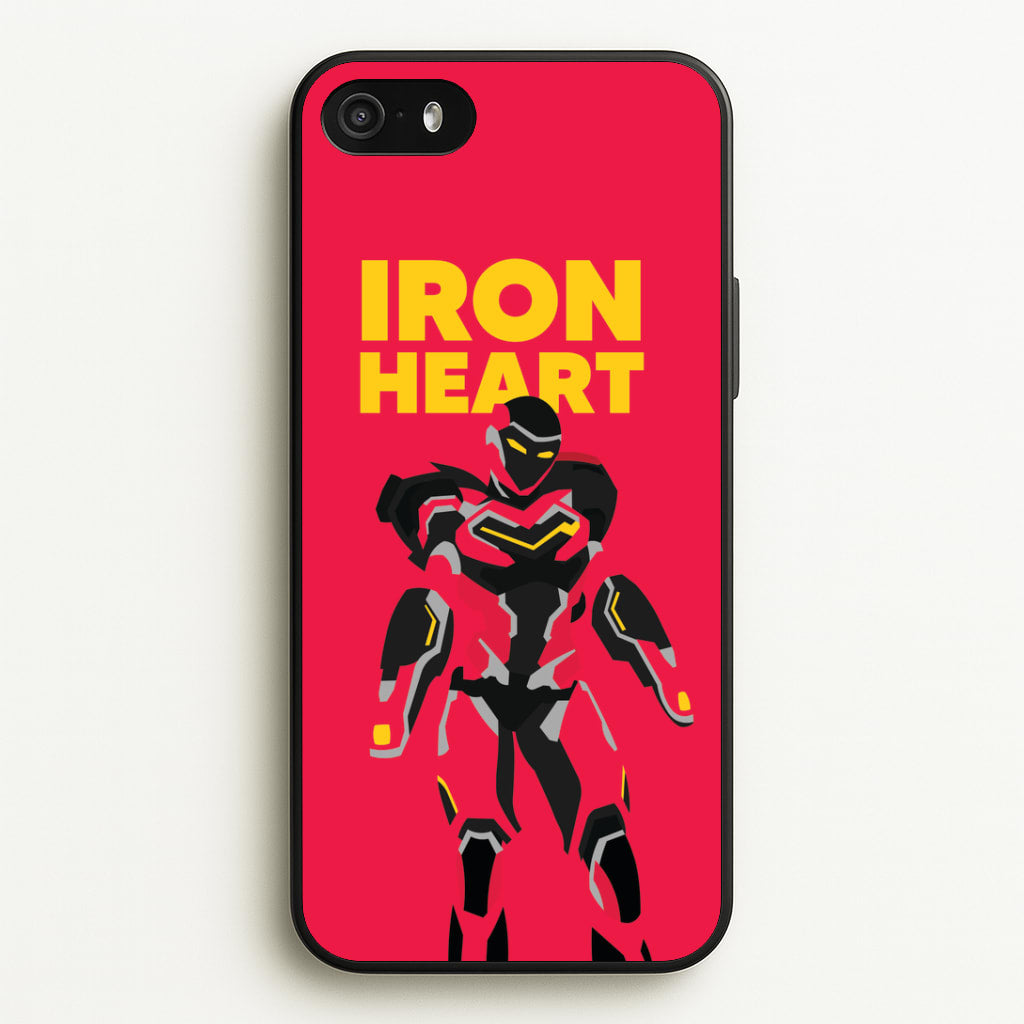 Metal Heart Hero Standing iPhone 5 / 5s / SE 2016 Case