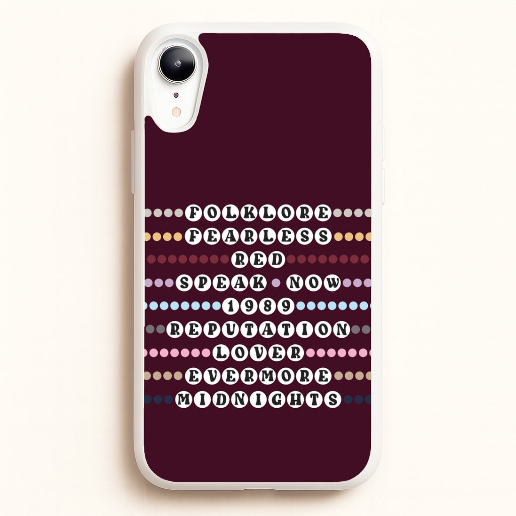 Concert Bracelets iPhone XR Case