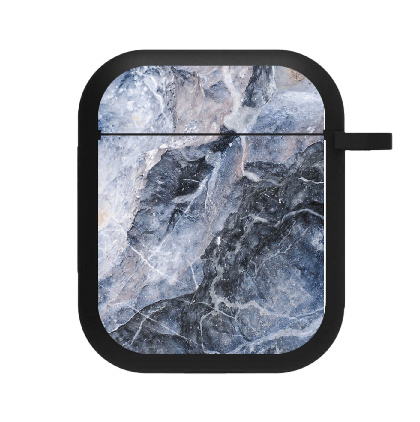 Grey and White Marble AirPods Case