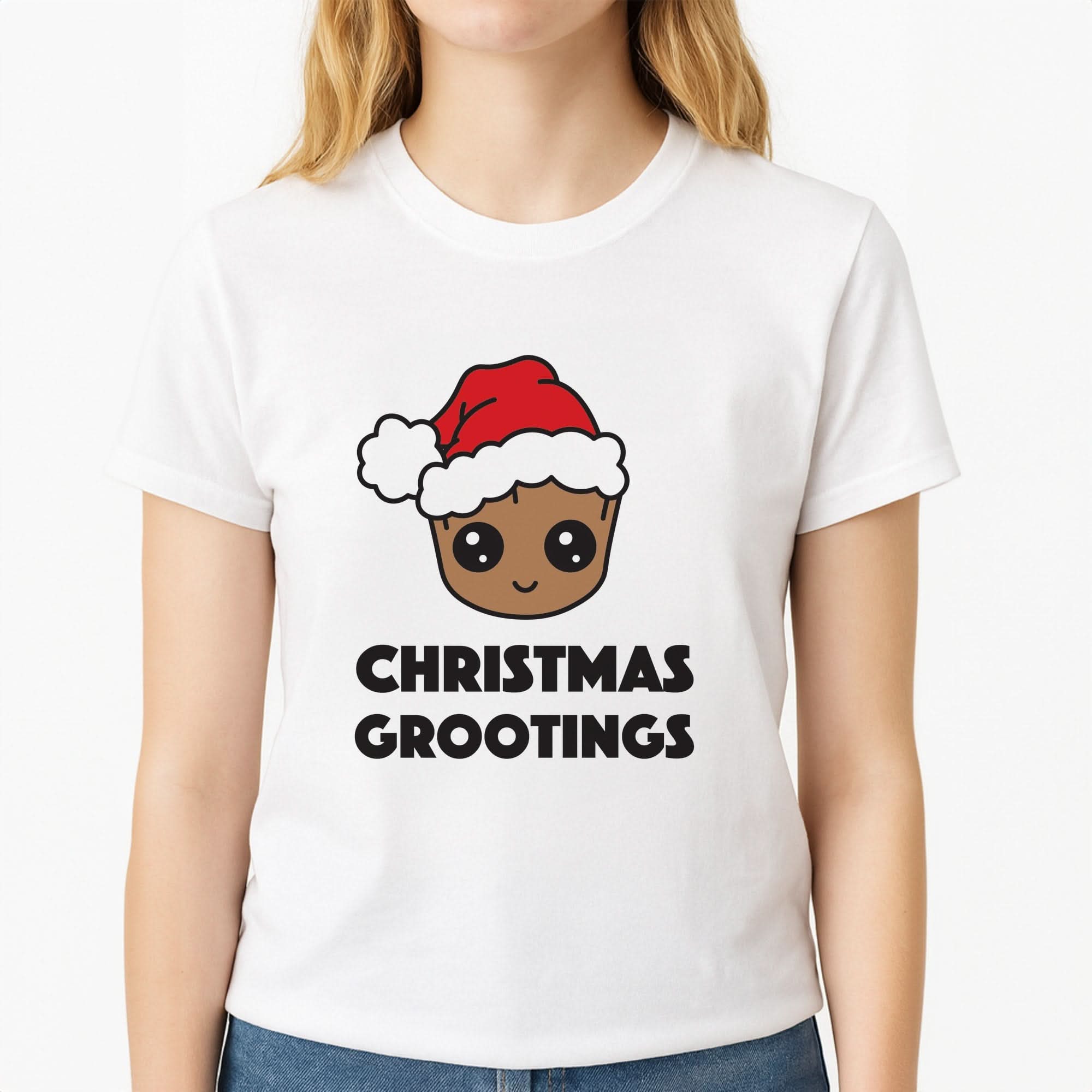 Christmas Grootings  Womens T-Shirt