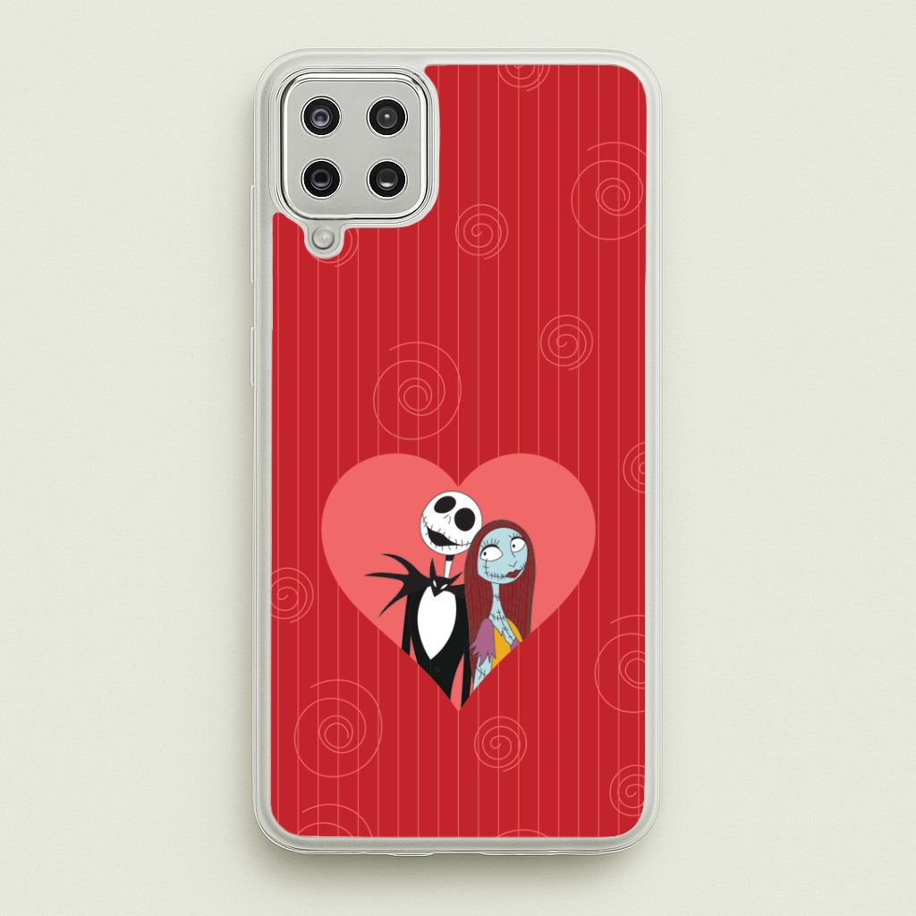 J And S Heart Galaxy A12 Case