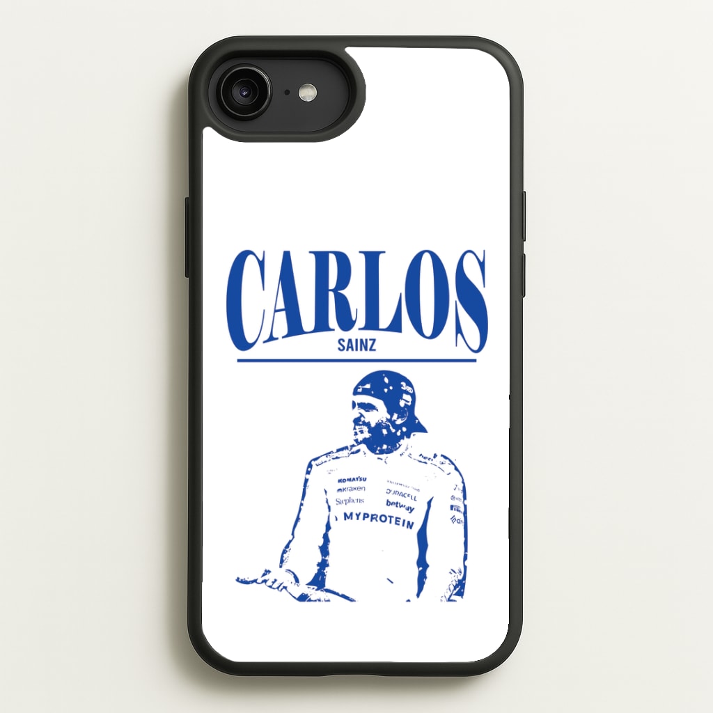 Carlos White And Blue iPhone 6 Plus / 7 Plus / 8 Plus Case