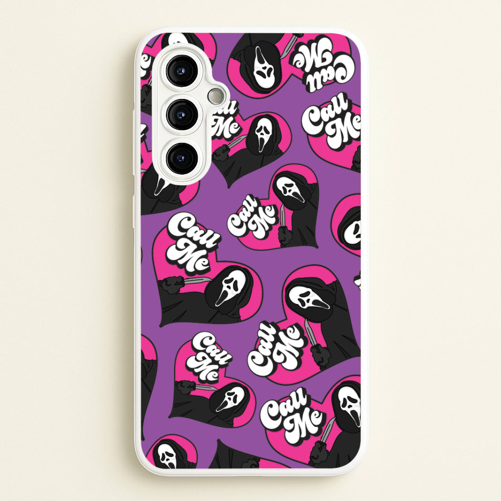 Call Me Heart Pattern Galaxy A54 Case