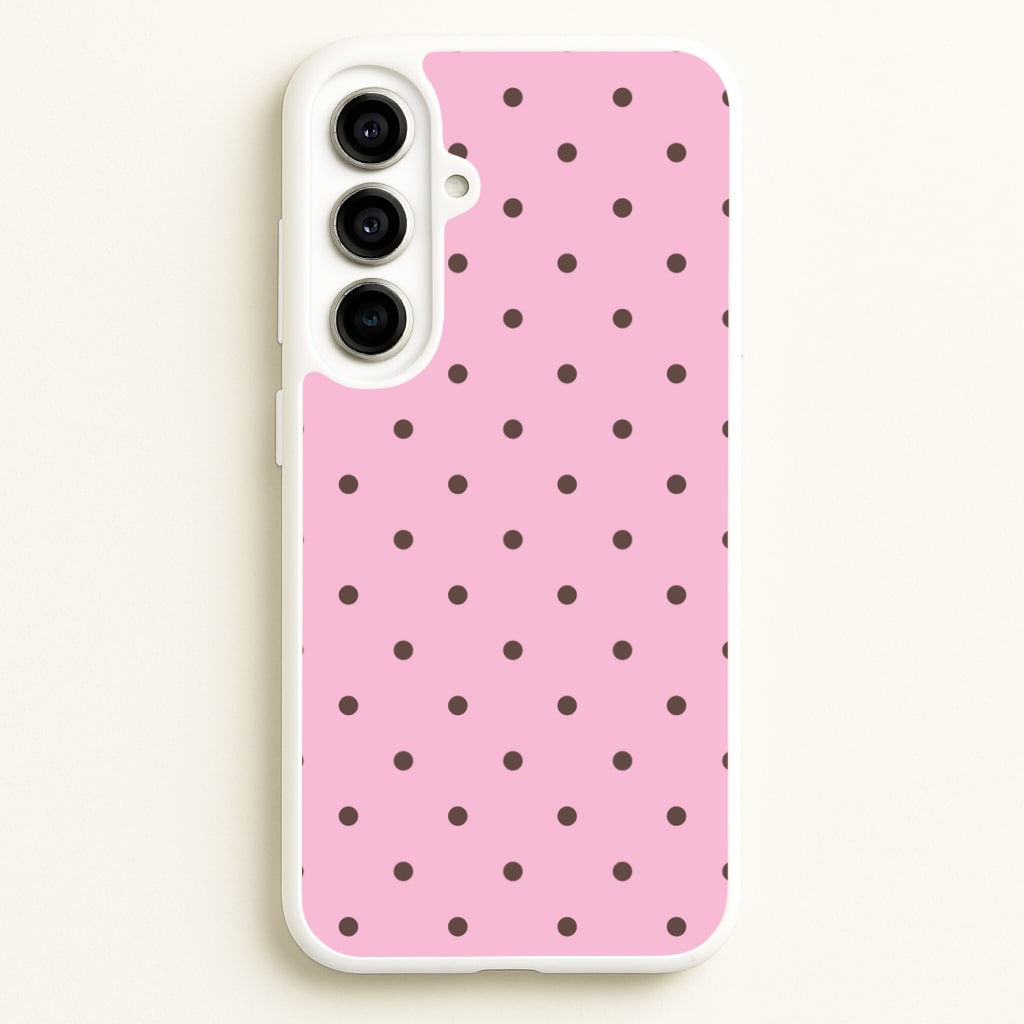 Strawberry Polka Dots Galaxy A56 Case