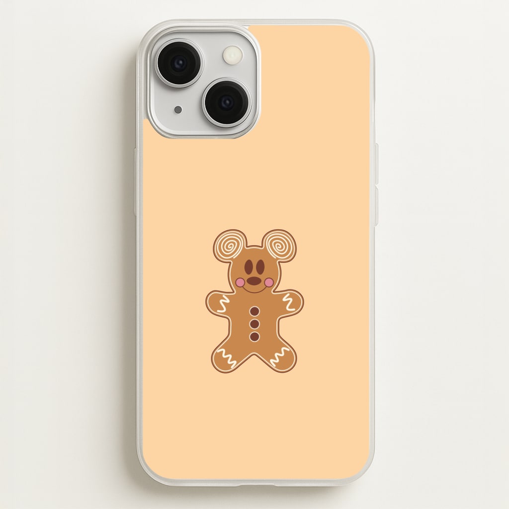 Cartoon Mouse Gingerbread iPhone 13 Mini Case