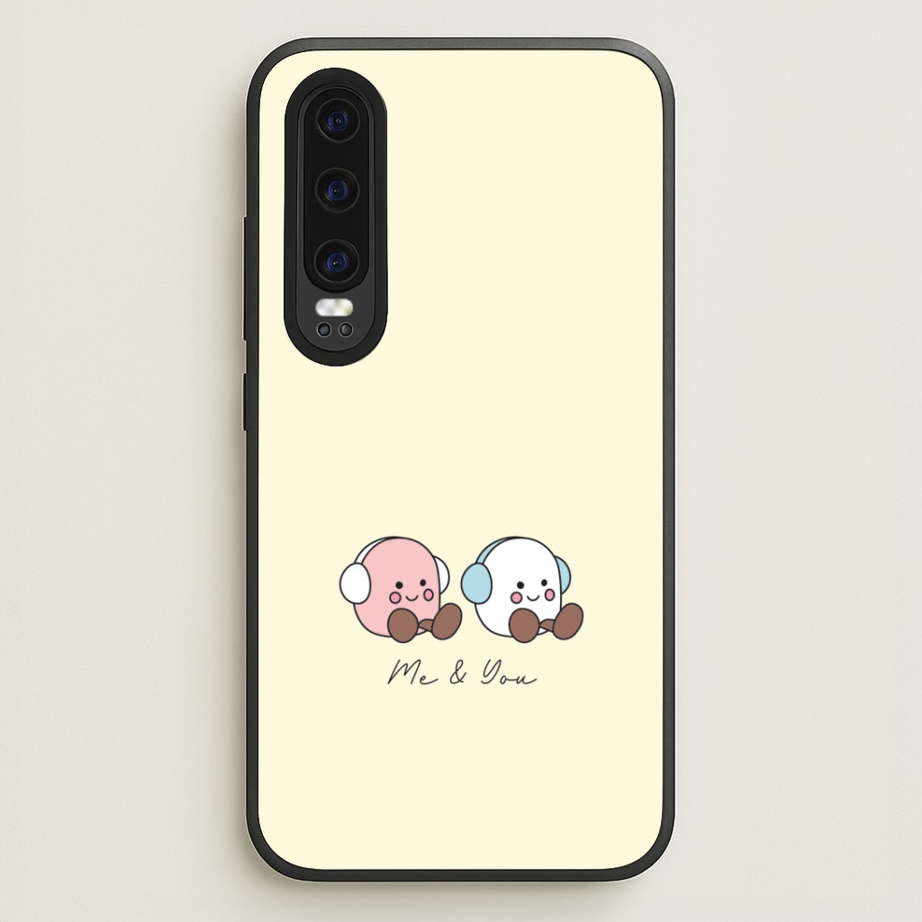Cute Christmas Marshmellow Plushies Huawei P30 Case