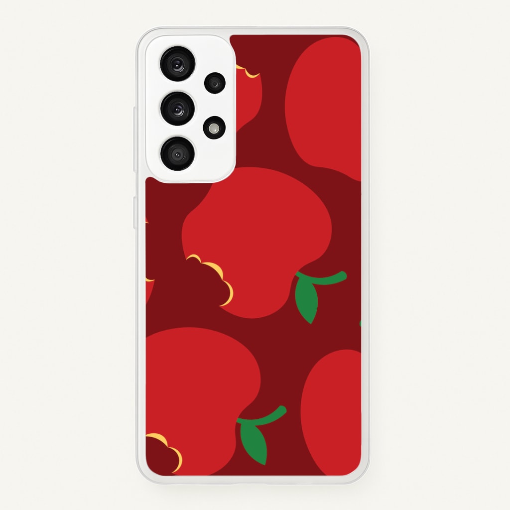 Teacher Apples Pattern Galaxy A33 Case