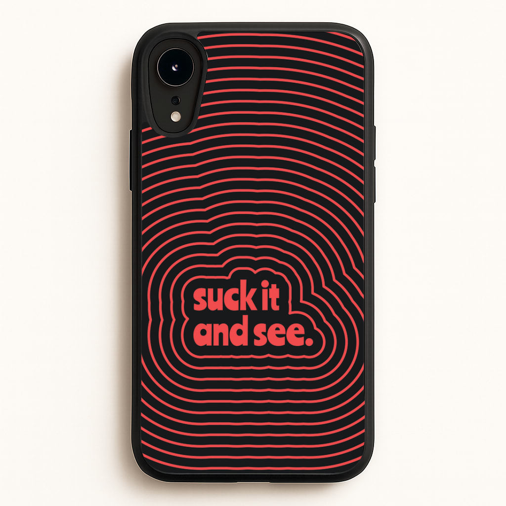 Suck It And See Psychedelic iPhone XR Case