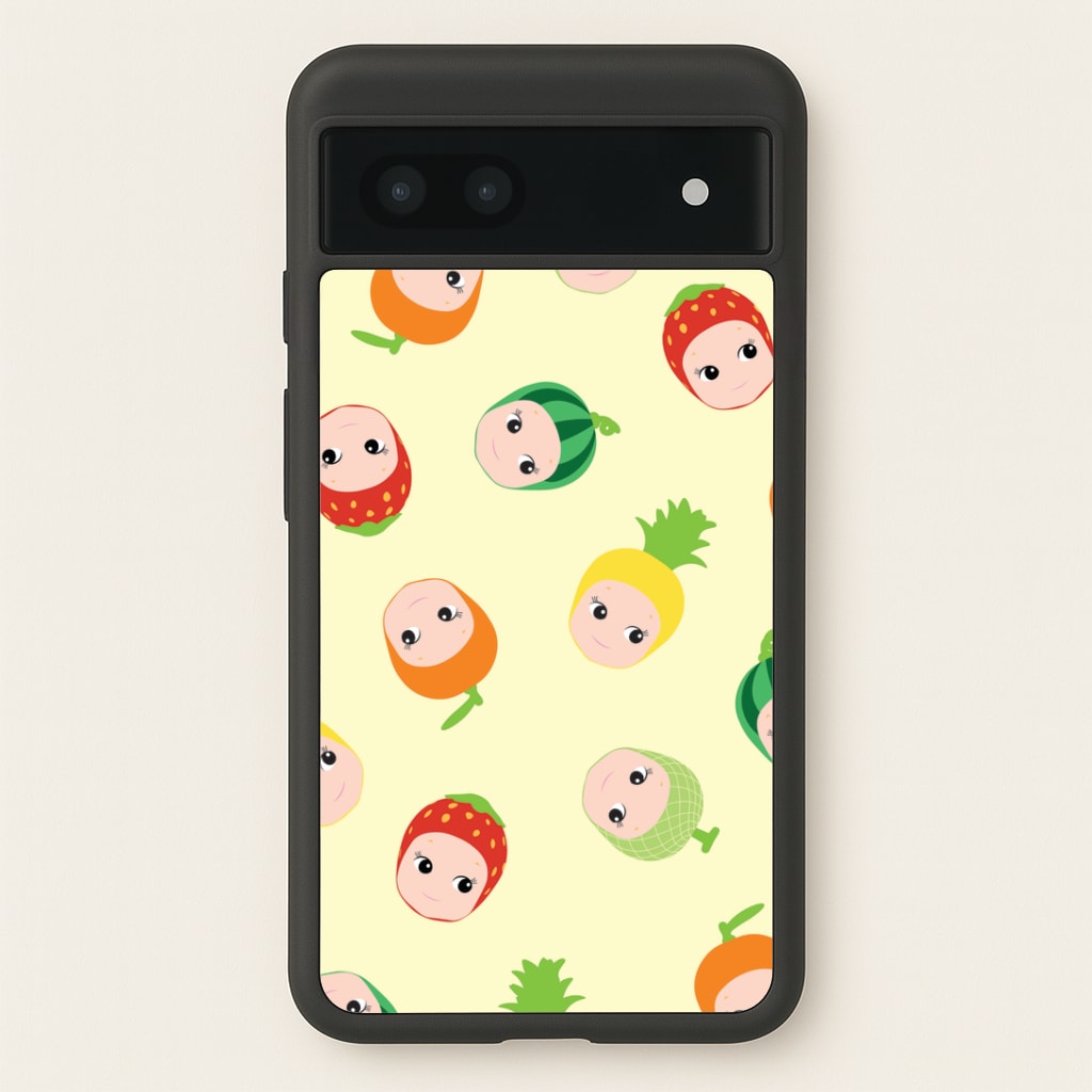Fruit Angels Pattern Google Pixel 6a Case
