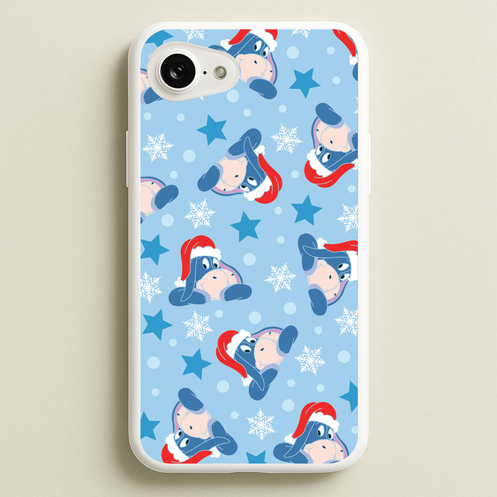 Cartoon Donkey Stars Pattern iPhone 16e Case