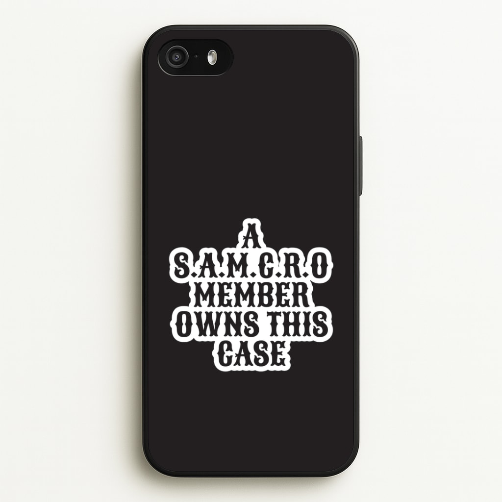 SAMCRO Member iPhone 5 / 5s / SE 2016 Case