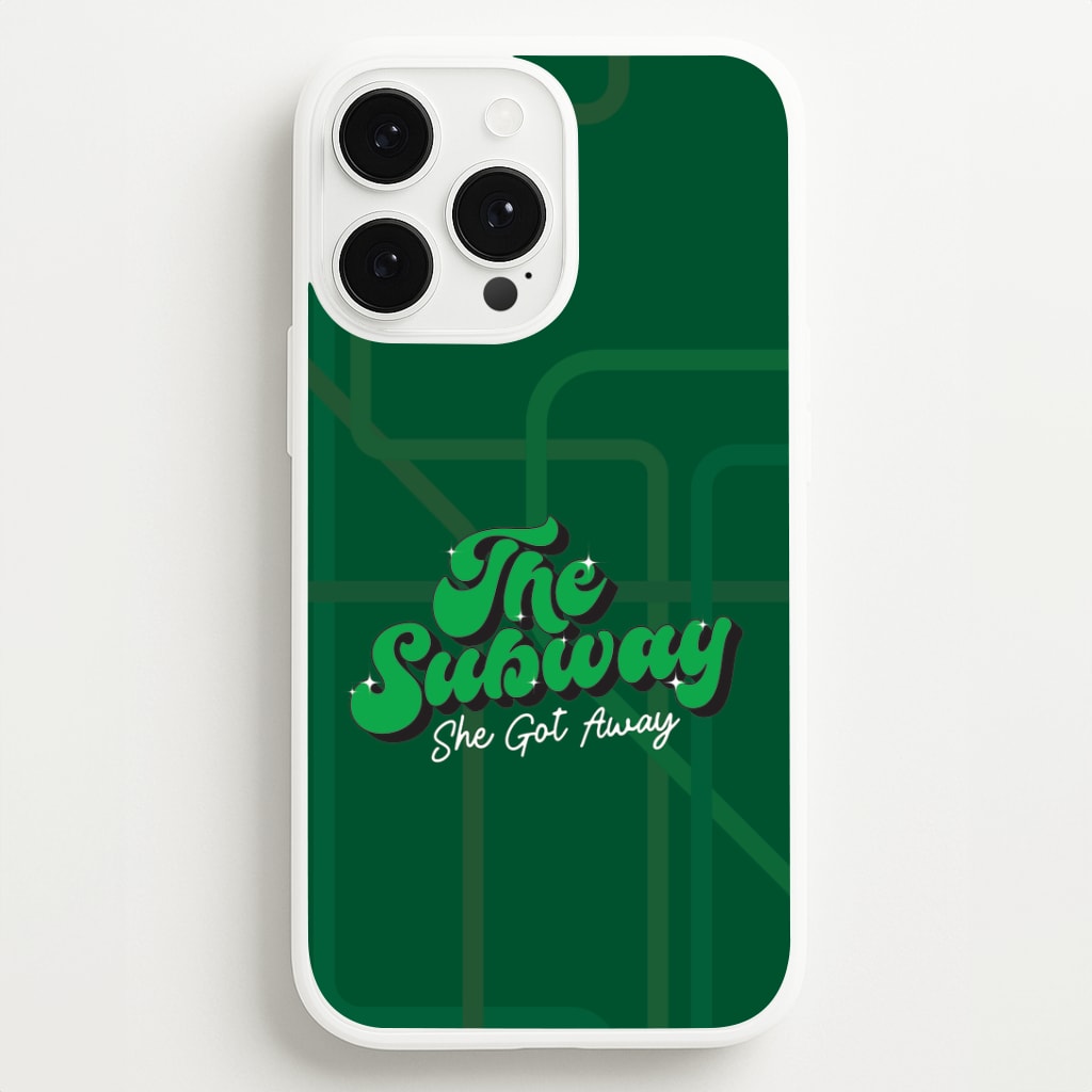 Subway Green iPhone 13 Pro Case