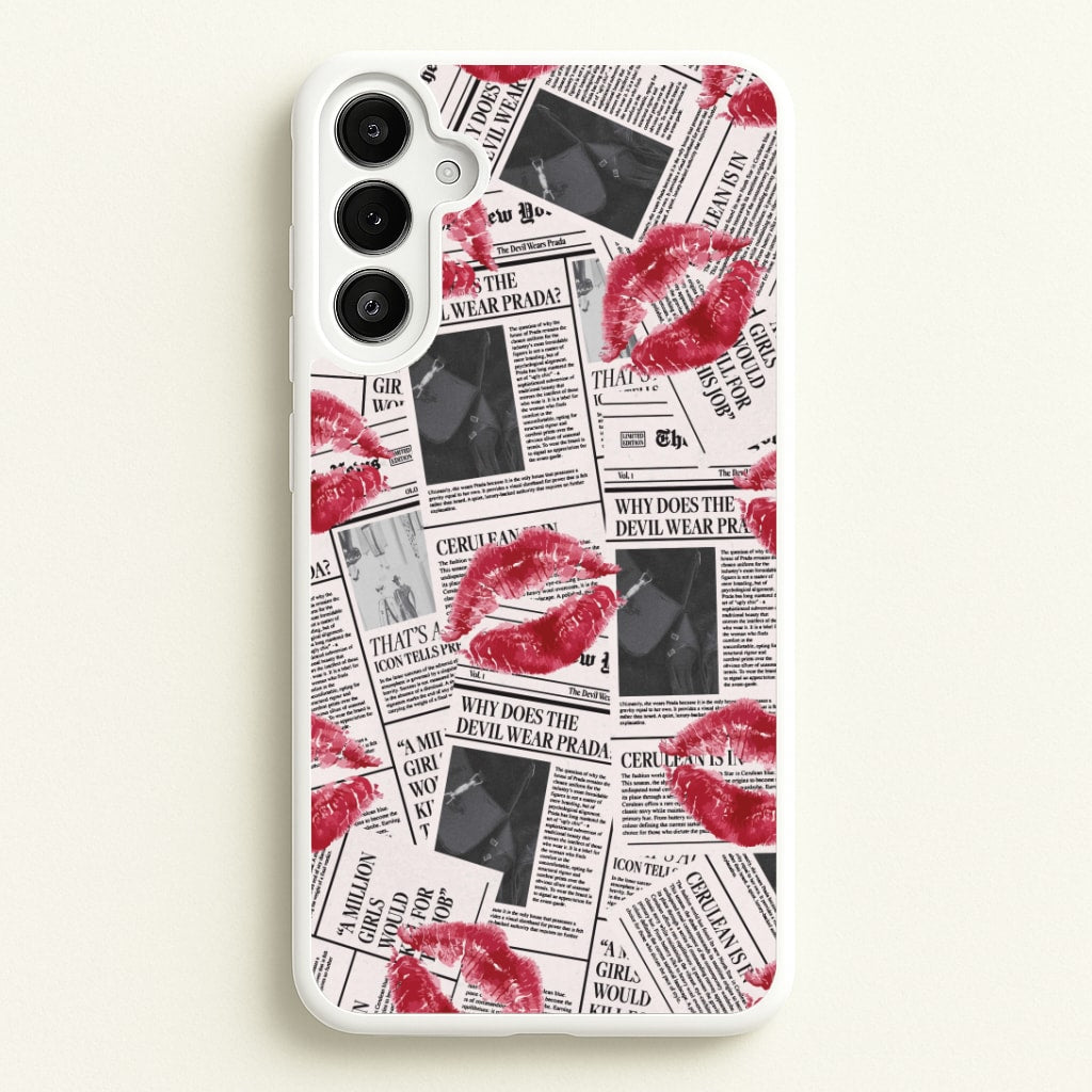 Front Page Kisses Galaxy A36 Case