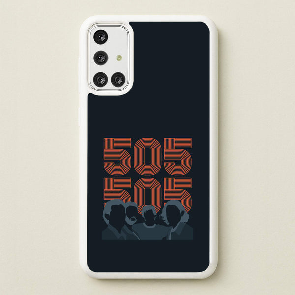 505 Band Members Dark Galaxy A71 Case