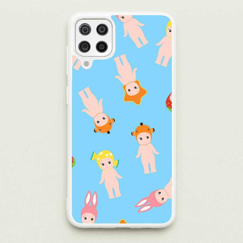 Angels Pattern Galaxy A12 Case