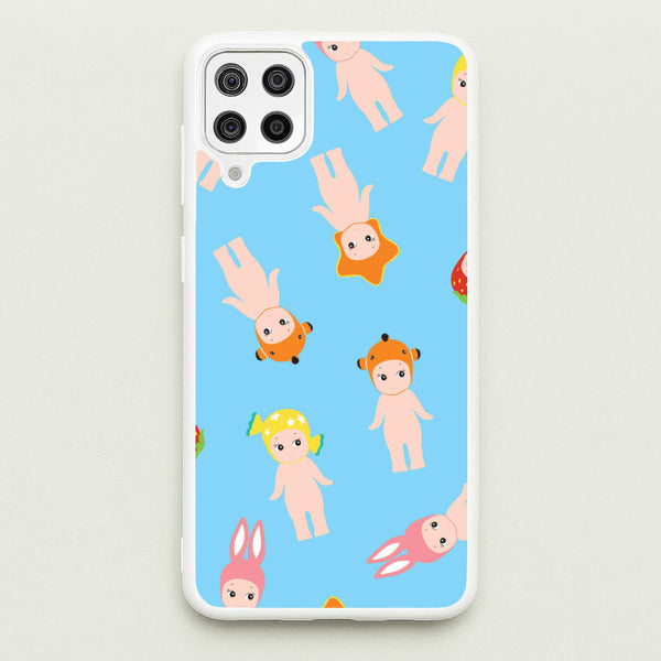 Angels Pattern Galaxy A12 Case