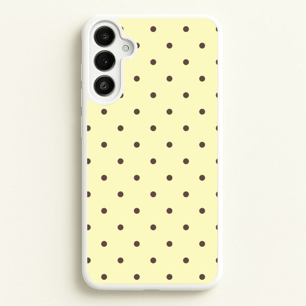 Vanilla & Chocolate Polka Dots Galaxy A36 Case