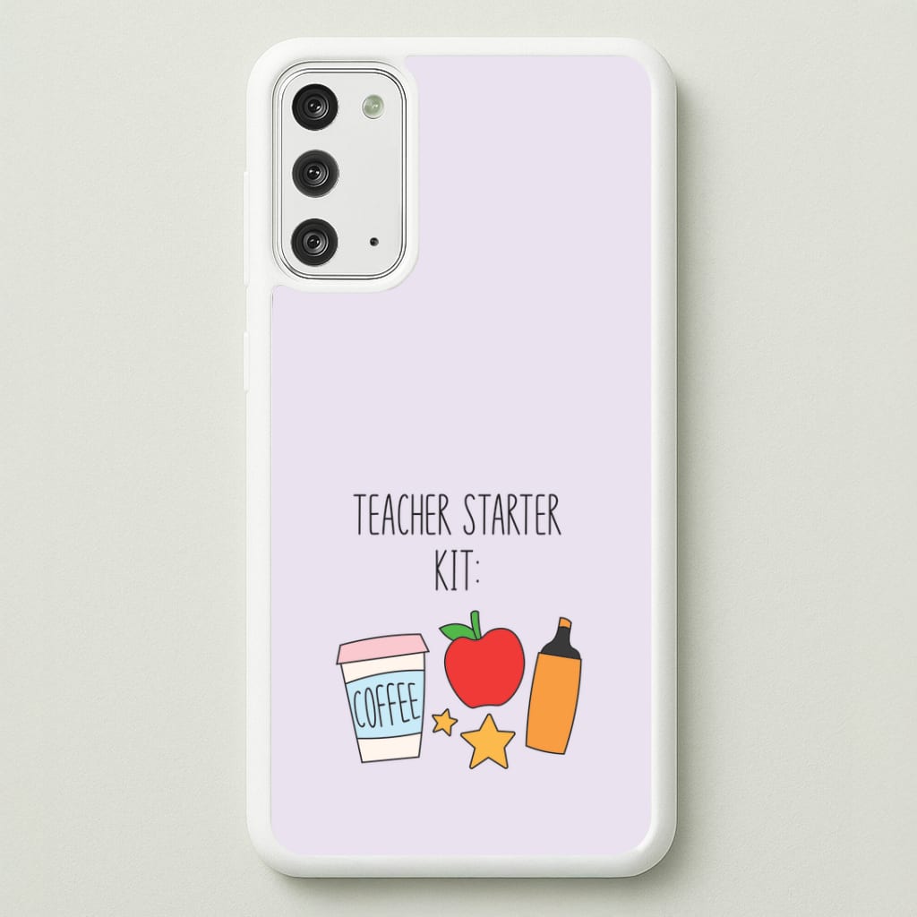 Teacher Starter Kit Galaxy Note 20 Case