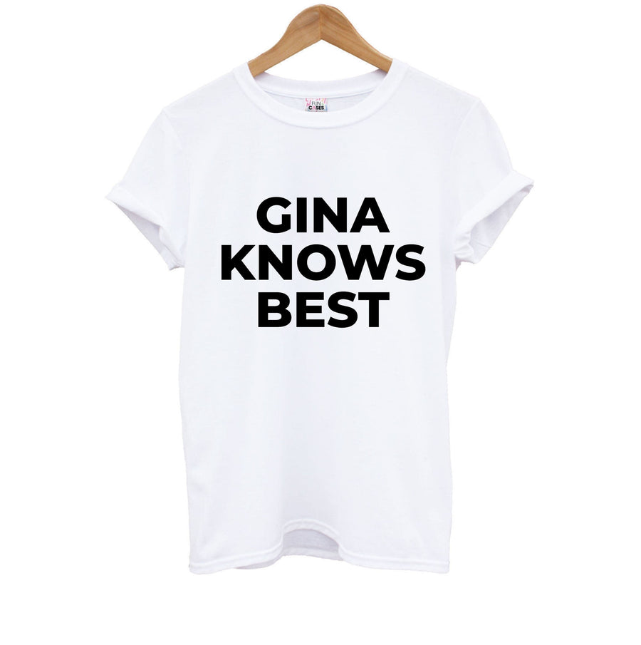 Gina Knows Best - Brooklyn Nine-Nine Kids T-Shirt