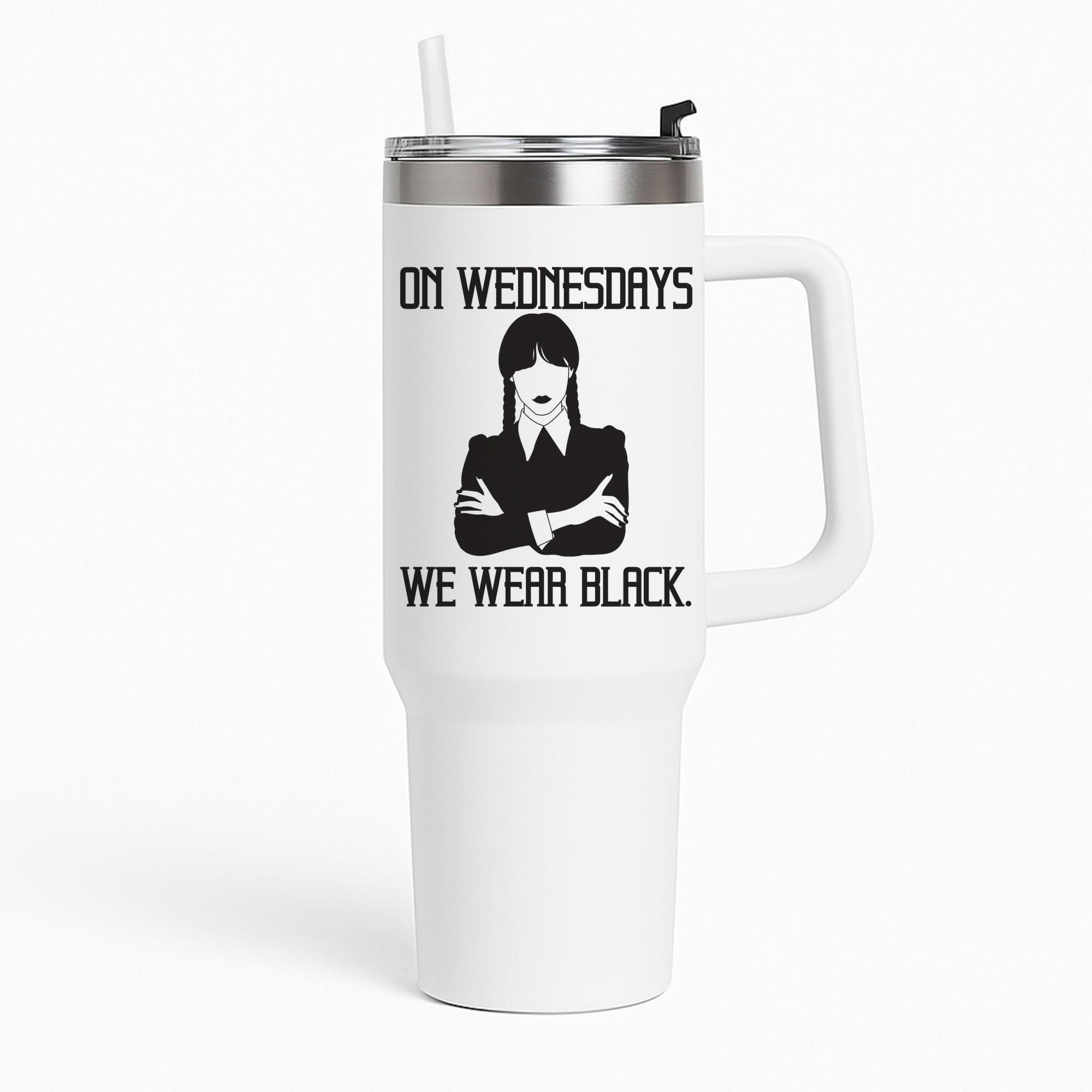 On Wednesdays We Wear Black Tumbler